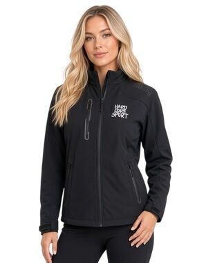 Black hard core jacket